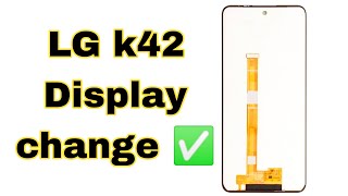 LG k42 mobile ki display change karna sikhe  mobile folder change [upl. by Ruthanne]