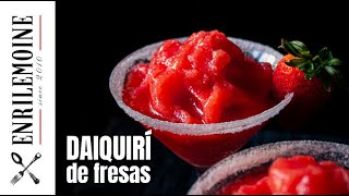 Cómo hacer DAIQUIRÍ DE FRESA by enrilemoine [upl. by Newmann]