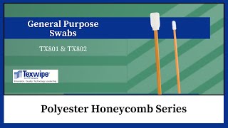 GeneralPurpose Swab Polyester Honeycomb Series [upl. by Nyleve]