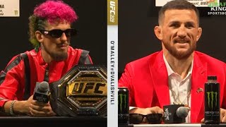 UFC 306 press conference quick recap noche ufc [upl. by Ydnil325]