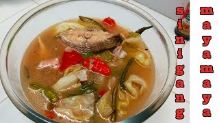 lets cook sinigang na maya maya fish sinigang soursoup  Nelia Creasey [upl. by Anabelle]