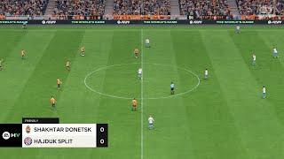 Shakhtar Donetsk vs Hajduk Split 06072024 Club Friendlies EA FC 24 [upl. by Yelsiap]