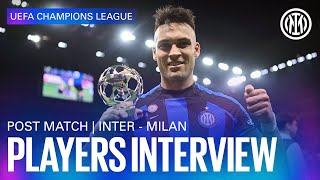 INTER 10 MILAN  LAUTARO DUMFRIES GOSENS AND DARMIAN INTERVIEWS 🎙️⚫🔵 [upl. by Gnel]