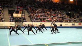 Junior mix landsholdets rytmeserie ved EM i TeamGym 2010 [upl. by Agn]