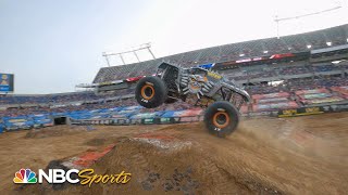 2022 Monster Jam Round 26 in Orlando  EXTENDED HIGHLIGHTS  932022  Motorsports on NBC [upl. by Gustafson]