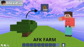 HOW to MAKE an AFK WOOD FARM in BLOX IO [upl. by Odranar]