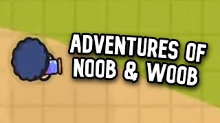 THE ADVENTURES OF NOOB amp WOOB FT SPORTGAMER7 XPERT AXEL amp MORE [upl. by Robbyn]