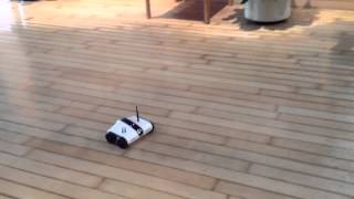 Brookstone Rover App Controlled Spy Tank Review  Deemable Tech [upl. by Oyek]