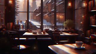 Snowy Cafe Jazz Vibe to Study and Work by [upl. by Napoleon]