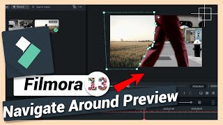 Navigate Zoom In and Out in Preview Window  Filmora Tutorial [upl. by Haras]