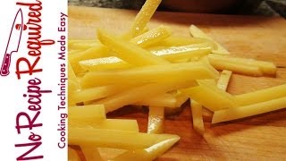 How to Julienne a Potato  NoRecipeRequiredcom [upl. by Jeanna863]