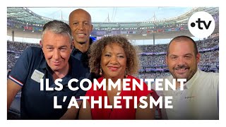 Athlétisme  la finale du 100m hommes avec nos commentateurs [upl. by Giacobo]