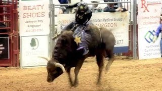 PBR Bull Riding Rodeo in Johnson City TN  22213 [upl. by Rosalyn871]