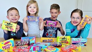 Guess the Candy Telepathy Challenge with J House Family [upl. by Riccio]