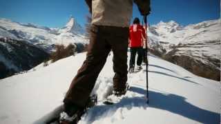 Zermatt  Matterhorn Schneeschuhwandern Zermatt ǀ Winterwanderung [upl. by Hurlee422]