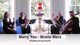 Marry You Bruno Mars Wedding String Quartet [upl. by Nnaeinahpets]