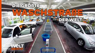 Mr Wash Stuttgart Die größte Waschstraße der Welt Waschen Wachsen Föhnen  WELT DRIVE HD DOKU [upl. by Edrahc31]