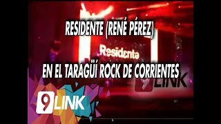 Residente René Pérez en el Taragüí Rock de Corrientes  Backstage [upl. by Rolyat617]