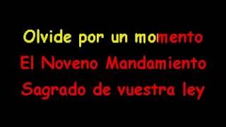 NELSON NED  NOVENO MANDAMIENTO KARAOKE DEMO [upl. by Jenne]