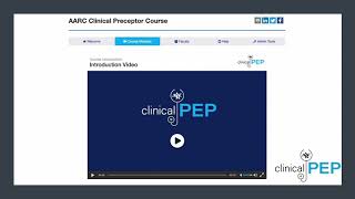 An Introduction to AARC’s Clinical Preceptor Training Course [upl. by Hegyera]