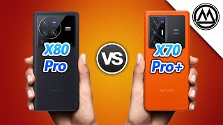 Vivo X80 Pro vs Vivo X70 Pro Plus [upl. by Yclehc147]