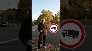 Verkehrszeichen quot253quot Erklärung🤓 shorts führerschein fahrschule fahrprüfung dashcam [upl. by Hjerpe]