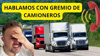 Paro Camionero  En vivo con persona del gremio [upl. by Chong175]