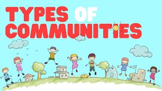 Types of Communities  Learn about communities for kids and help them learn how to identify them [upl. by Nedia14]