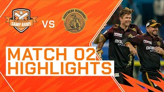 2023 Abu Dhabi T10 Match 2 Highlights Northern Warriors vs Morrisville Samp Army  Season 7 [upl. by Nhguaved60]