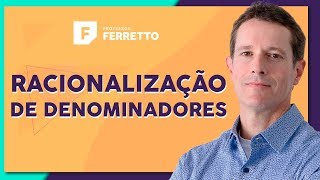 RACIONALIZAÇÃO DE DENOMINADORES Simplificação de Radical  Matemática Básica  Aula 8 [upl. by Meirrak]