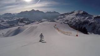 Traumhafte Pistenbedingungen im März 2017 in Obertauern [upl. by Eyanaj]