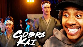 Cobra Kai Season 6 Part 2 Iron Dragons vs Cobra Kai Sneak Peak REACTION [upl. by Roehm191]