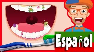 Canción cepilla tus dientes por Blippi  2Minutos Cepilla tus dientes para niños [upl. by Ahsiral157]