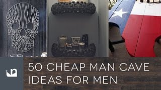 50 Cheap Man Cave Ideas For Men [upl. by Domineca]