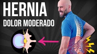 5 EJERCICIOS para HERNIA DISCAL si tienes dolor moderado [upl. by Mendez850]