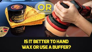 Is it better to hand wax or use a buffer [upl. by Alekram]