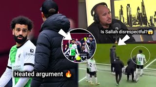 What Sallah said was unbelievable😳  aheated exchange happens between Mohamed Salah and Jürgen Klopp [upl. by Alyac]