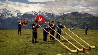 Alphorn  Swiss Yodelling Festival in Brig   Switzerland [upl. by Ayifas40]