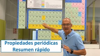 Propiedades periódicas Resumen rápido [upl. by Laersi]