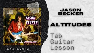 Altitudes  Jason Becker  TAB Guitarra [upl. by Hepzi]