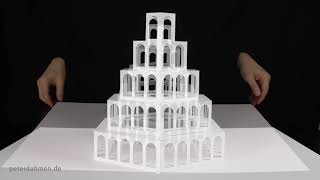 12 PopUp Paper Sculptures by Peter Dahmen [upl. by Spiegleman]