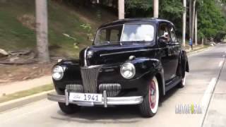 FORD 1941 AUTO ANTIGUO PROBADO POR AUTOPISTA PANAMA [upl. by Millham281]