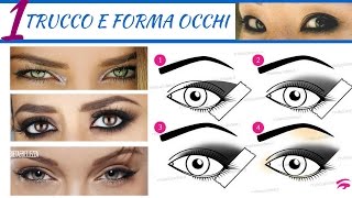 Qual è il TRUCCO adatto alla FORMA dei tuoi OCCHI PARTE 1 [upl. by Snilloc]