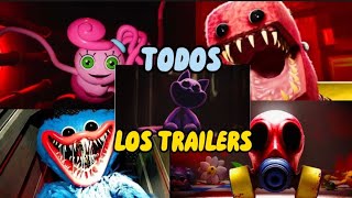 TODOS LOS TRAILERS DE POPPY PLAYTIME TRADUCIDOS AL ESPAÑOL [upl. by Idnis]