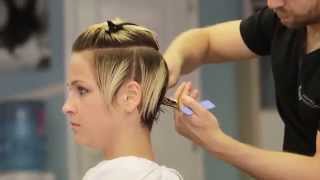 Pixie razor cut by Milan  Head Office [upl. by Krenek439]