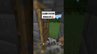 Minecraft easy alarm system minecraft shorts [upl. by Bunting]