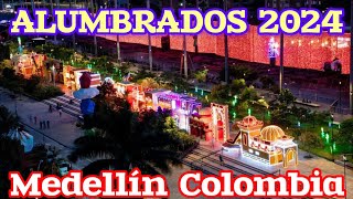 ALUMBRADOS DEL RIO DE MEDELLÍN COLOMBIA 2025 [upl. by Atterahs709]