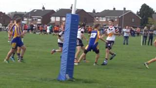 Burtonwood v Crosfields U14s Tries amp Kicks [upl. by Ettedranreb]