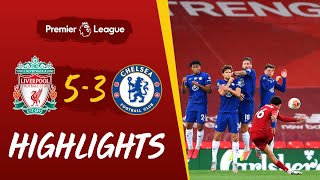 Highlights Liverpool 53 Chelsea  Eightgoal thriller before the trophy lift [upl. by Annekcm449]