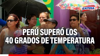 🔴🔵Senamhi Perú superó los 40 grados de temperatura en Amazonas [upl. by Eseyt842]